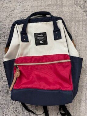 Anello Tricolor Red White Navy Backpack